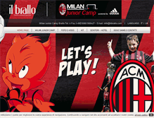 Tablet Screenshot of milanjuniorcampbrallo.com